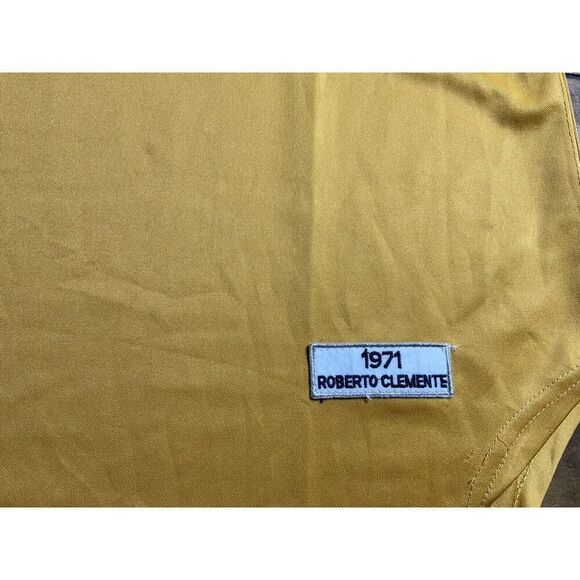 Roberto Clemente Jersey Mens 52 Pittsburgh Pirates Mitchell & Ness 1971 MLB - Picture 3 of 8